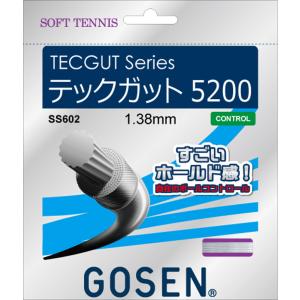 GOSEN ゴーセン ソフトテニス ガット TECGUT 5200 ナチュラル SS602NA｜sports-lab