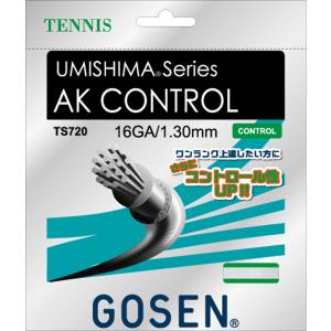GOSEN ゴーセン 硬式テニス ガット UMISHIMA AKコントロール16 ホワイト TS720W｜sports-lab
