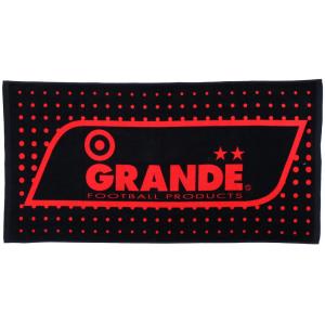 GRANDE グランデ グランデドットバスタオル GFPH17902 BLK/RED｜sports-lab