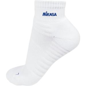 ミカサ MIKASA アクセサリー ショートソックス（ホワイト）10cm丈 SK1021W｜sports-lab