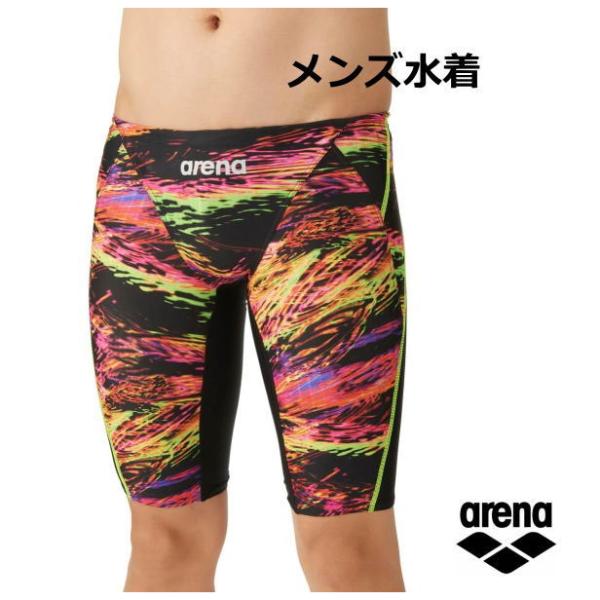競泳水着 FINA公認 男性用 水着 アリーナ レーシングスパッツ ハーフレッグ AS4FRC60M