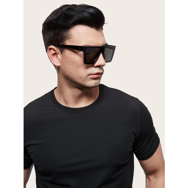 メンズ アクセサリー メガネorアクセサリー 男性用フラットトップファッションメガネ、普段使いに最適