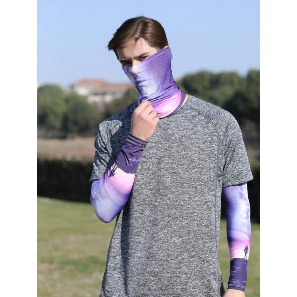 メンズ アクセサリー 手袋 2個セット 男性用紫外線 サポートスリーブ 防寒 フェイスマスク  アウ...