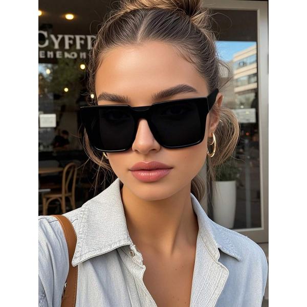 アクセサリー レディース アイアクセサリー 1ペア ユニセックス ブラック シールド型 スタイリッシ...