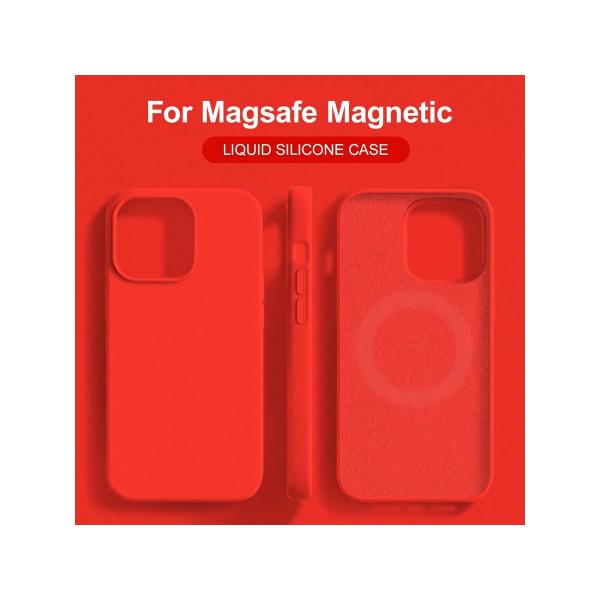 携帯アクセサリー スマホケース iPhone アイフォン 用マグネット式充電液体シリコンケース ネオ...