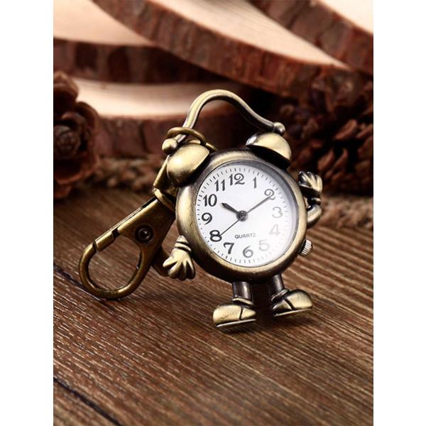 腕時計 懐中時計 アラーム時計キーホルダー ミニ時計 セーターチェーン 古風 クリエイティブ ギフト