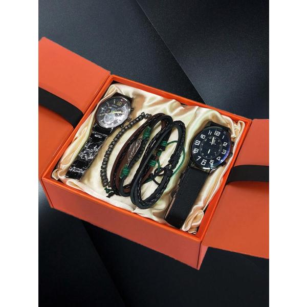 腕時計 メンズ セット 3点セット ビジネスウォッチ メンズ 腕時計 プレゼント 贈り物 ギフトボッ...