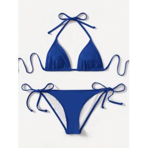 レディース 水着 ビキニセット タイサイドホルターマイクロ