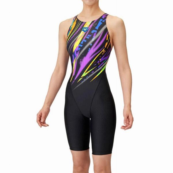 【30%OFF】アリーナ 競泳水着 AS5SRC59L BKPP サイズ女M レーシングワンピースス...