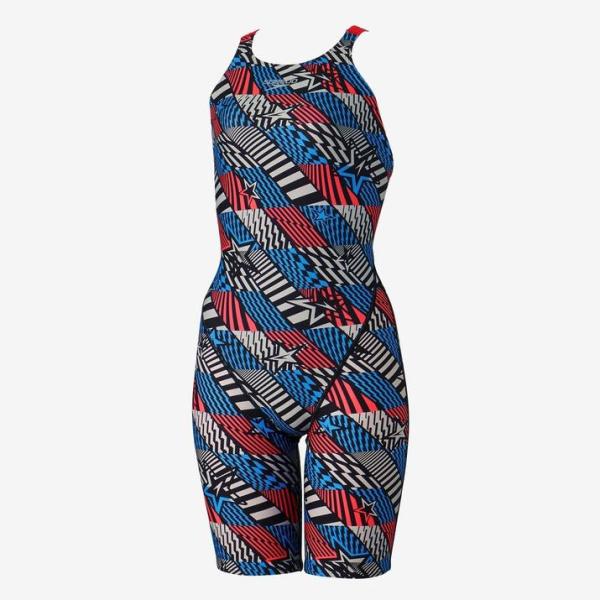 【35%OFF】スピード 練習水着 STW12404 BR サイズ女O ブーンジオメトリックターンズ...