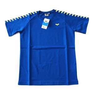 アリーナ チームラインTシャツ 18Q3AMUMJA52 BLU サイズ男性用L