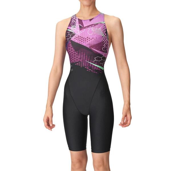 【35%OFF】アリーナ 競泳水着 AS4FRC57W BKPP サイズ女S レーシングワンピースス...