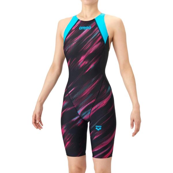 アリーナ 競泳水着 AS6SRC78L BKBL サイズ女L ハーフスパッツ WA承認 2026年モ...