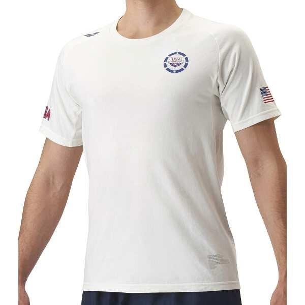 【特別価格・40%OFF】アリーナ Tシャツ ASM9013U USA(WHT) サイズ男性用M 限...