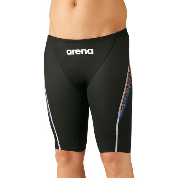 【40%OFF】アリーナ 競泳水着 ARN3046M BKOR サイズ男O ハーフスパッツ WA承認