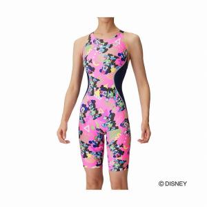 【35%OFF】アリーナ 練習水着 AS4FWM54W PKNV サイズ女L トレーニングワンピーススパッツ(オープンバック・ハーフレッグ) タフスーツ