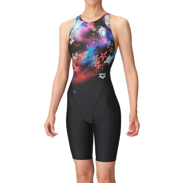 【35%OFF】アリーナ 競泳水着 AS4FRC68W BKRD サイズ女L レーシングワンピースス...