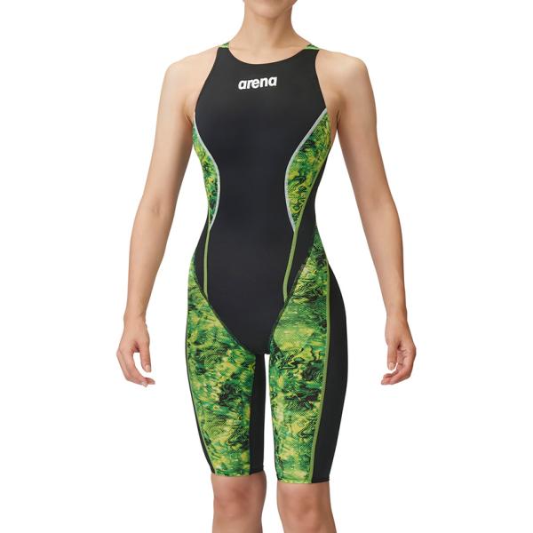 【40%OFF】アリーナ 競泳水着 FAR3543W BKGN サイズ女S ハーフスパッツ FINA...