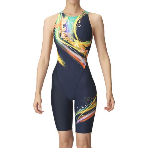 【35%OFF】アリーナ 競泳水着 AS4FRC56W NVYL サイズ女L レーシングワンピースス...