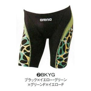 【特別価格・40%OFF】アリーナ 競泳水着 ARN6016M BKYG サイズ男L ハーフスパッツ FINA承認｜sports-will