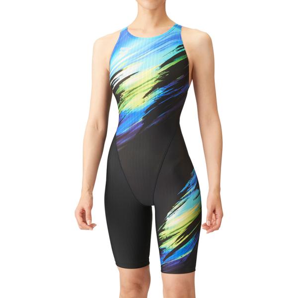 【40%OFF】アリーナ 競泳水着 ARN4060W BKBU サイズ女L ワンピーススパッツ(オー...