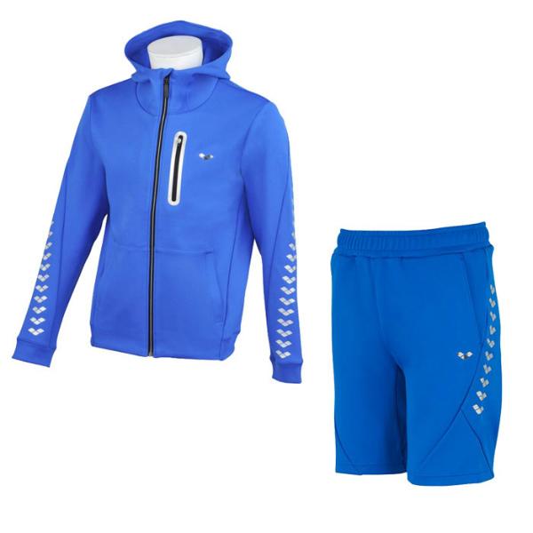 【特別価格・40％OFF】アリーナ スウェットジップジャケット+スウェットハーフパンツ AMUQJF...