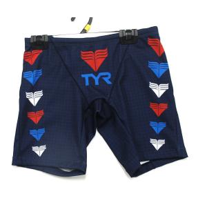 受注生産ラバー水着 ハマスポ 男子 フルスーツ ブルー糸 : ハマデ