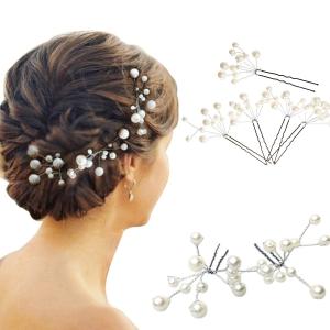 結婚式 髪飾り パール ヘアピンの商品一覧 通販 Yahoo ショッピング