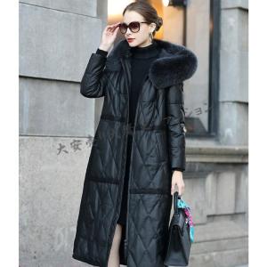 ファーコート レディース シルク100％ ブルーフォックス ラビット毛皮