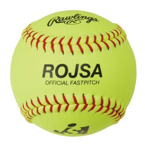 JSA公認 試合球 ソフトボール 革ボール 3号 Rawlings(ローリングス) ROJSA