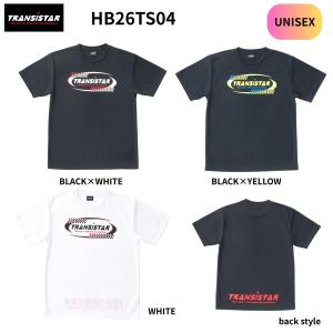 メール便OK 半袖Tシャツ ドライTシャツ CHECKER FLAG ユニセックス ハンドボール トランジスタ TRANSISTAR HB26TS04