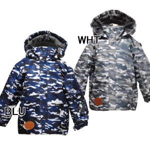 JOY RIDE JOT-5359 キッズ スキーウェア ボーイズ 上下セット  WHT  BLU カモ柄 デニムパンツ