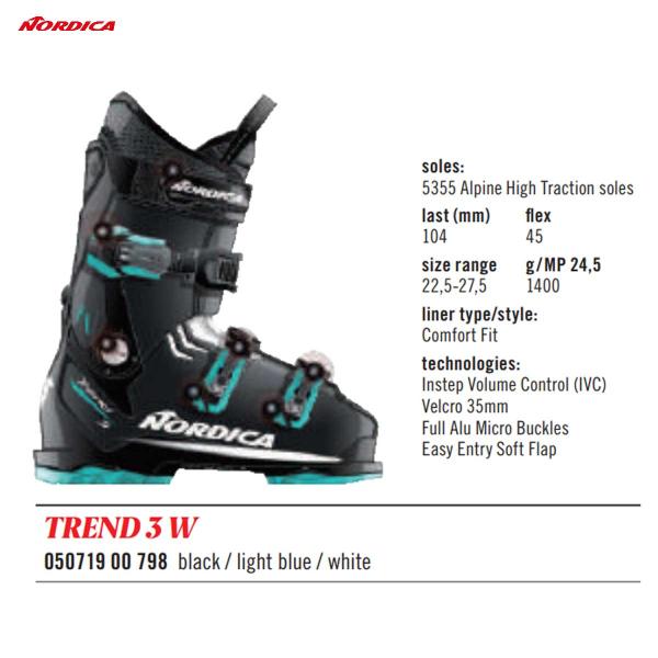 NORDICA(ノルディカ) 05071900798 TREND 3 W レディース スキーブーツ ...