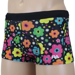 メール便OK RA（アールエー） RA124-BPECE FLOWER BLOOMS - PEACEFULL MEN'S BOXER - U CUT｜sports