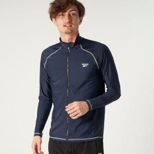 メール便OK FILA(フィラ) 420781 メンズ ロングスリーブ フルジップラッシュガード 長袖 水陸両用 プール レジャー｜sports