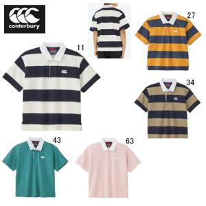カンタベリー キッズ 半袖 ラガーシャツ CANTERBURY ショートスリーブ ラグビー ジャージ ラグビー スポーツ カジュアル 子供服 RAJ325220 アウトレット セール