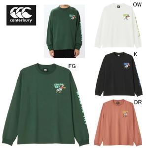 カンタベリー 長袖 Tシャツ メンズ canterbury ロングスリーブ ティー CHASE THE TRY ラグビー スポーツ カジュアル ウェア RSU42612 2026春夏 NEW セール