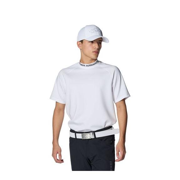 アンダーアーマー UNDER ARMOUR UA Wordmark SS Mock Shirt ゴル...