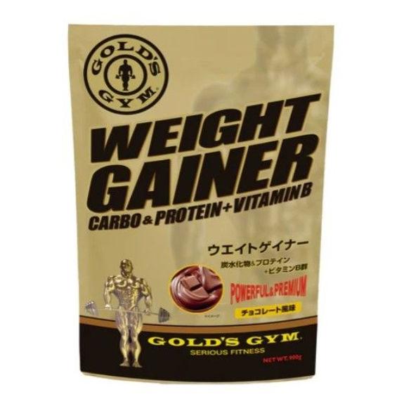 ゴールドジム GOLD&apos;S GYM GGPウエイトゲイナー チョコレート 900g プロテイン ホエ...