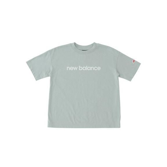 ニューバランス 吸水速乾 Linear logo ショートスリーブTシャツ New Balance ...