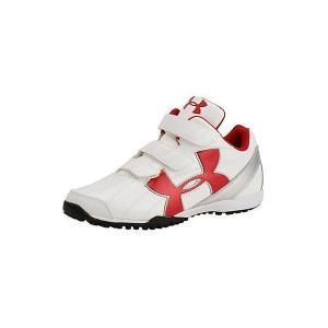 （セール）UNDER ARMOUR（アンダーアーマー）野球 トレーニングシューズ UAダイナプレイ? トレーナーJR 1278950 ボーイズ WHT/RED