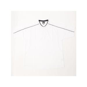 エスエーギア s.a.gear 半袖プラシャツ チームオーダー対応 一般 野球 半袖Tシャツ メンズ ホワイト/ネイビー SA-Y16-101-021