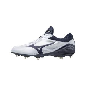 MIZUNO ミズノ PRIME BUDDY 11GM182014 野球 樹脂底スパイク メンズ ホワイトxネイビー セール