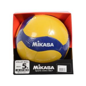 ミカサ MIKASA バレー5号 レクリエーション 縫い 黄/青 ボール 5号球｜sportsauthority