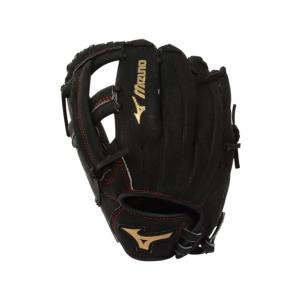 MIZUNO ミズノ 左投げ少年軟式用 ワイルドキッズオールラウンド用：サイズ3S 1AJGY13300 09H 野球 キッズグローブ左投げ用 ジュニア ブラック
