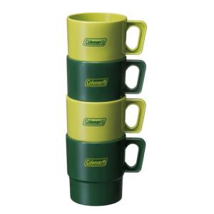 コールマンCOLEMAN イージークリーンマグ 4PCS 2000036169 キャンプ用品 ファミリーテーブルウェア 食器セット セール