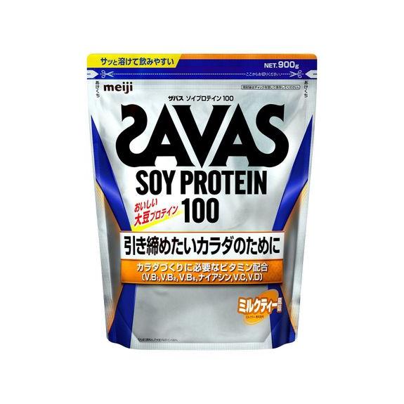 ザバス ソイプロテイン100ミルクティー風味900g カゼイン・SOYプロテイン SAVAS ザバス...