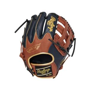 Rawlings ローリングス 軟式 HOH MLB COLORSYNC N62W-ネイビー/ブラウン GR1HMN62W 野球 軟式グローブ N/BR セール
