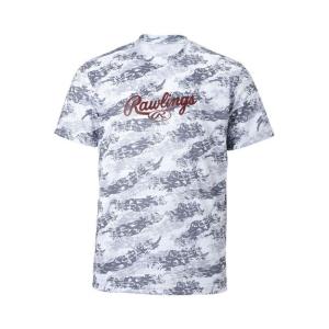 ローリングス Rawlings HACKS CAMO Tシャツ-ホワイトグレー 野球ウェア Tシャツ｜sportsauthority