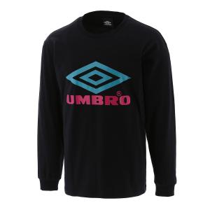 UMBRO アンブロ HE L/Sクルーシヤツ ULUQJB50 BLK メンズスポーツウェア 長袖機能Tシャツ メンズ BLK セール